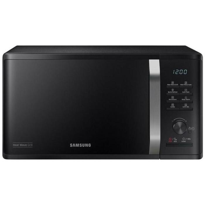фото Микроволновая печь samsung mg23k3575ak/bw, 800 вт, 23 л, чёрная