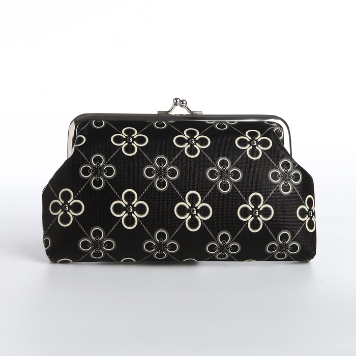 фото Косметичка на фермуаре, цвет чёрный