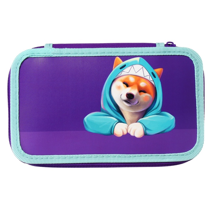 фото Пенал 2 секции, 125 х 205 х 40 мм, calligrata 30п26/2 "сиба", ламинированный картон