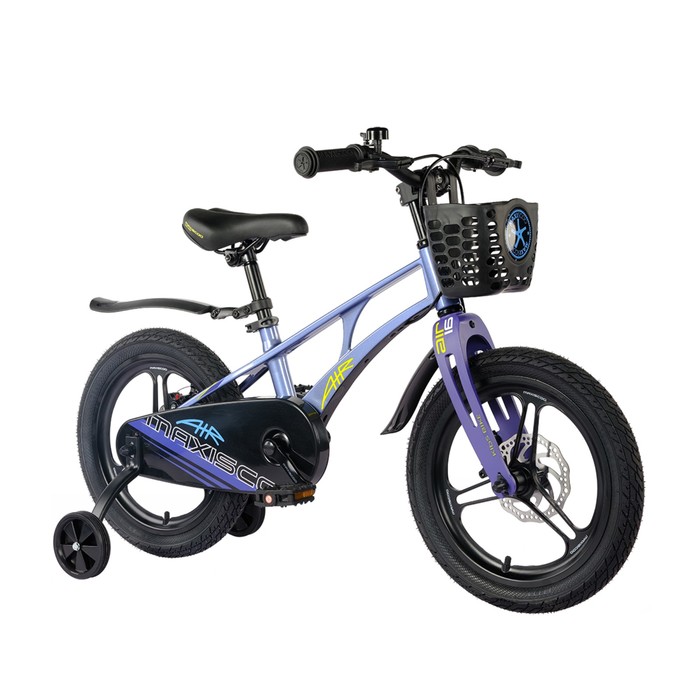 фото Велосипед 16'' maxiscoo air pro, цвет синий карбон