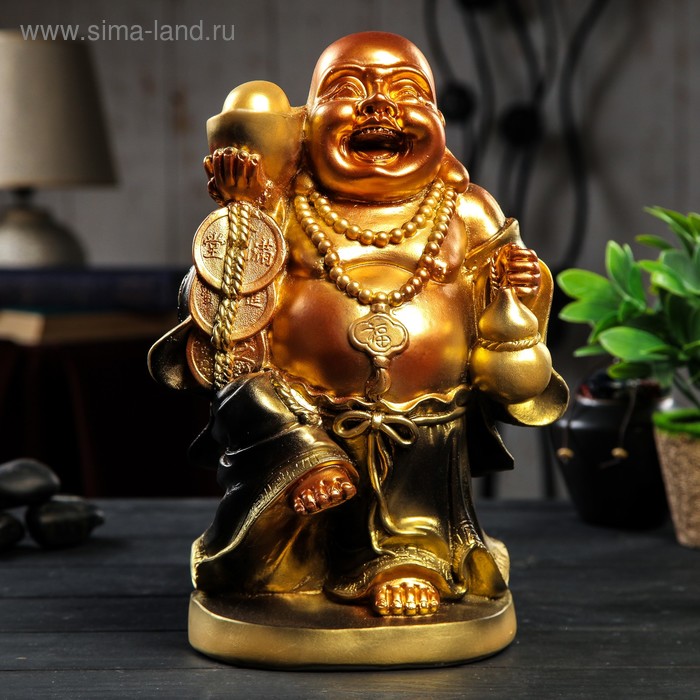 Копилка "Ликующий хотэй", глянец, бронзовый цвет, 31 см
Копилка "Ликующий хотэй", глянец, бронзовый цвет, 31 см