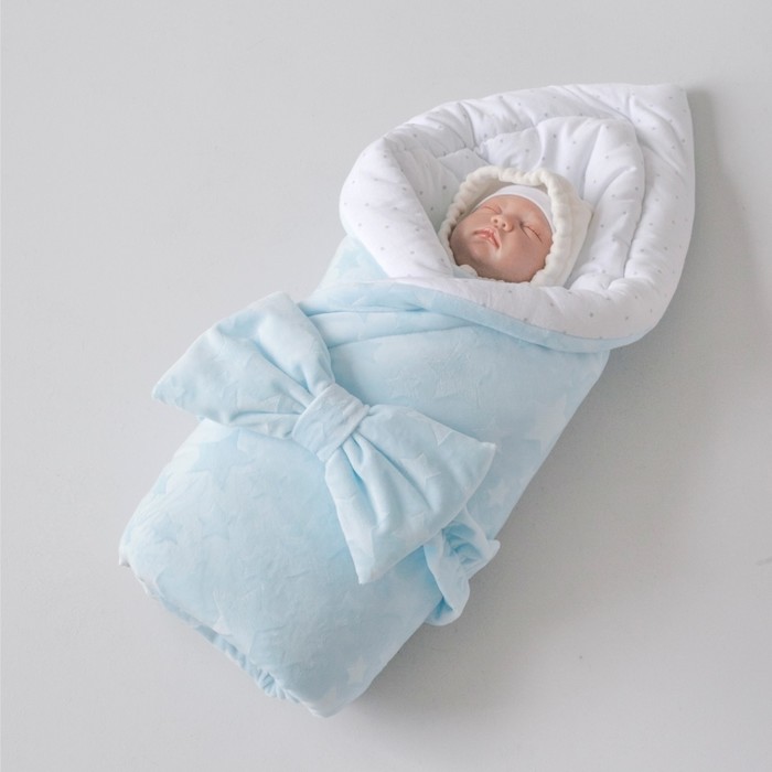 Одеяло на выписку демисезонное KinDerLitto «Новые звёздочки», с бантом на резинке, 90х90 см, цвет голубой
Одеяло на выписку демисезонное KinDerLitto «Новые звёздочки», с бантом на резинке, 90х90 см, цвет голубой