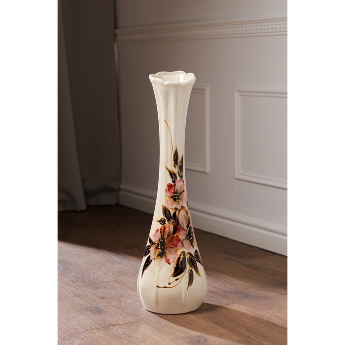 Ваза напольная "Лилия", белая, цветы, керамика, 67 см
Ваза напольная "Лилия", белая, цветы, керамика, 67 см