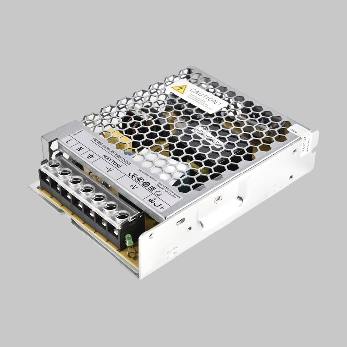 фото Блок питания led strip 220203, 100вт, 3х9,7х12,9 см, цвет серебро