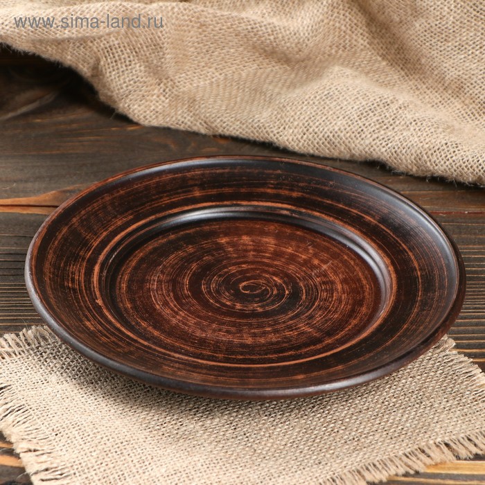 Тарелка, гладкая, красная глина, 21 см
Тарелка, гладкая, красная глина, 21 см