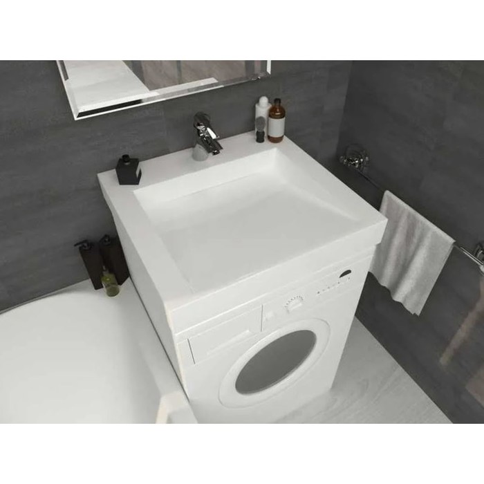 Раковина My Space Breez 55 5033600, над стиральной машиной, с кронштейнами, сифон, белая
Раковина My Space Breez 55 5033600, над стиральной машиной, с кронштейнами, сифон, белая