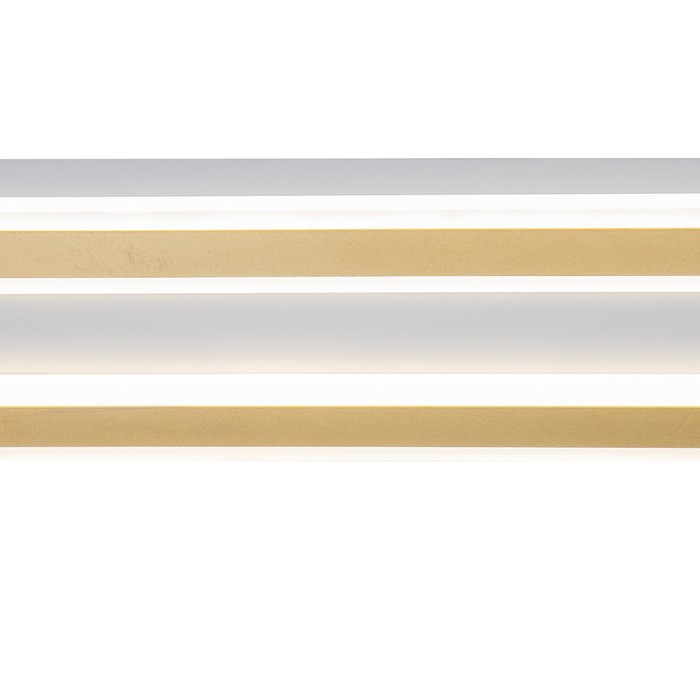 фото Светильник потолочный indigo, 14009/a/1cw gold. 1х95вт, led, 7568лм, 3000-6500к, пульт радио 2.4g, 800х150х44.3 мм, цвет белый матовый