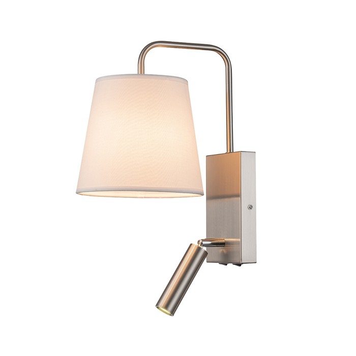 Светильник настенный Escada, 589/1A Chrome. 1х40+1Вт, E14, 230х130х320 мм, цвет хром/белый
Светильник настенный Escada, 589/1A Chrome. 1х40+1Вт, E14, 230х130х320 мм, цвет хром/белый