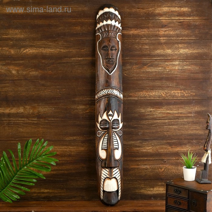 Маска дерево "Абориген из Африки" 100х10,5х5 см
Маска дерево "Абориген из Африки" 100х10,5х5 см