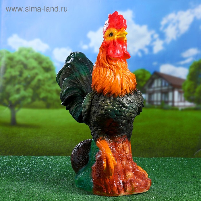 Садовая фигура "Петух" 19х40х50см
Садовая фигура "Петух" 19х40х50см