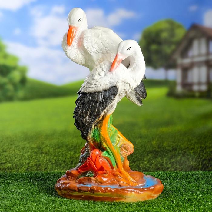 Садовая фигура "Два аиста" 25х25х44см
Садовая фигура "Два аиста" 25х25х44см