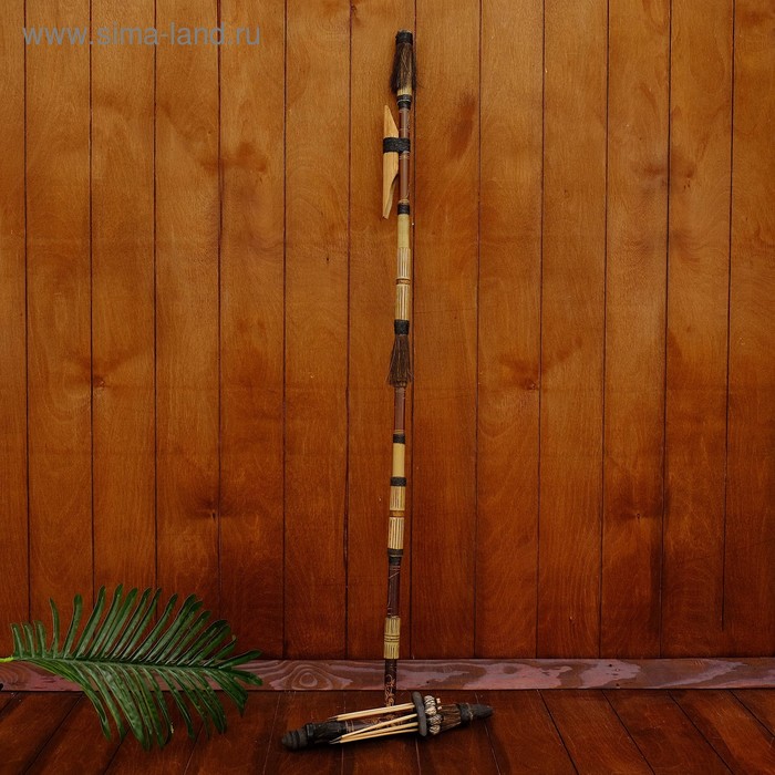 Сувенирное оружие сарбакан "Ловушка" 106х8х3 см
Сувенирное оружие сарбакан "Ловушка" 106х8х3 см