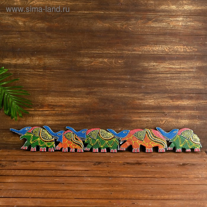 Панно "5 слонов" дерево 100х15х1,5 см МИКС
Панно "5 слонов" дерево 100х15х1,5 см МИКС