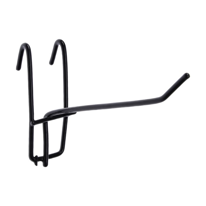 фото Крючок на сетку одинарный. цвет чёрный. d=3мм. l=15см