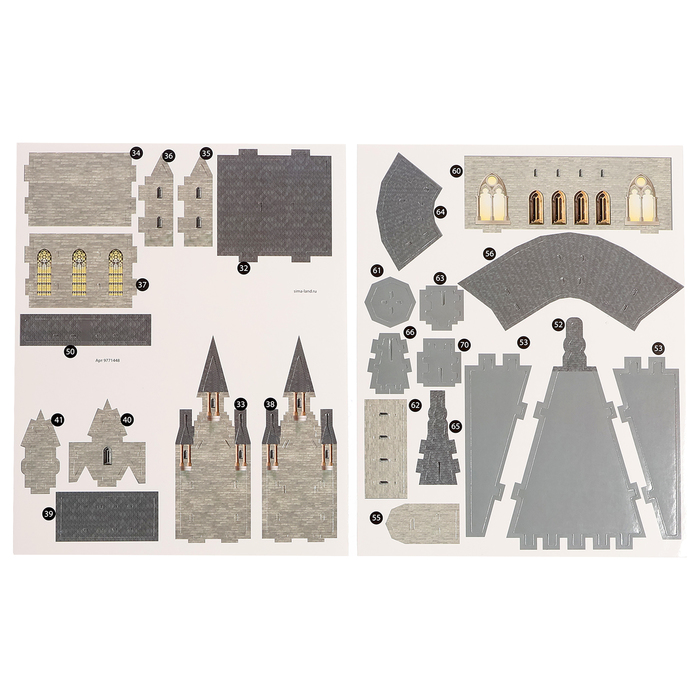 фото Unicon 3d-конструктор "сказочный замок", 77 деталей