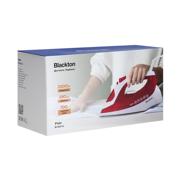 Утюг Blackton Bt SI3113, 2200 Вт, керамическая подошва, 20 г/мин, 280 мл, бело-красный
Утюг Blackton Bt SI3113, 2200 Вт, керамическая подошва, 20 г/мин, 280 мл, бело-красный