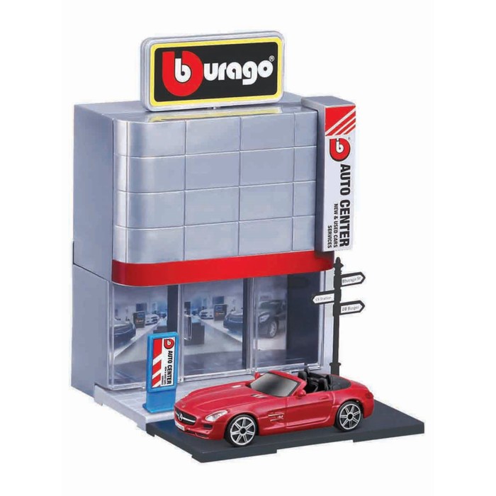 Набор игровой Bburago «Построй свой город! Автодилер», с машинкой Street Fire, 1:43
Набор игровой Bburago «Построй свой город! Автодилер», с машинкой Street Fire, 1:43