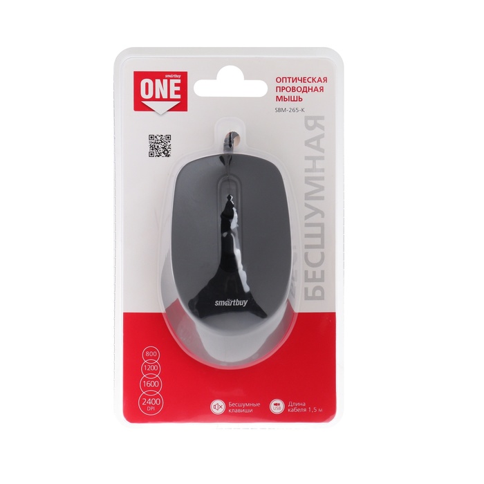 Мышь Smartbuy ONE 265-K, игровая, проводная, оптическая, беззвучная, 2400 dpi, USB, черная
Мышь Smartbuy ONE 265-K, игровая, проводная, оптическая, беззвучная, 2400 dpi, USB, черная