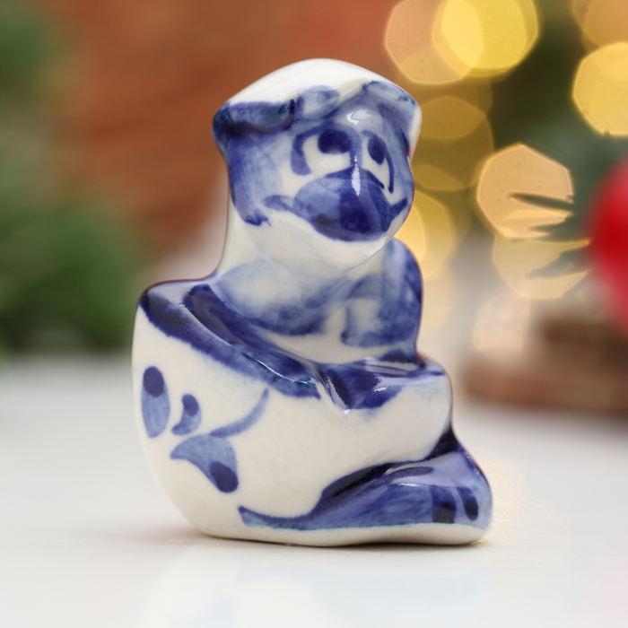 Сувенир «Змея в яйце», гжель, 4.5х3 см
Сувенир «Змея в яйце», гжель, 4.5х3 см