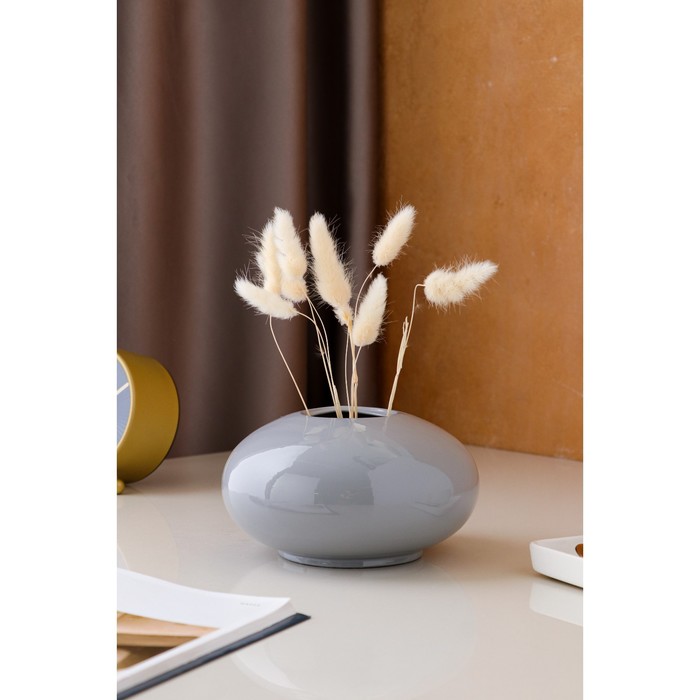 Ваза керамическая "Пайетка", настольная, серая, 10 см
Ваза керамическая "Пайетка", настольная, серая, 10 см