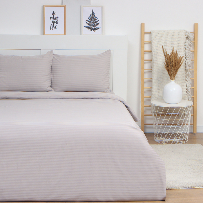 Комплект постельного белья LoveLife дуэт Beige line 143*215см-2 шт, 230*240см, 50*70см-2 шт, страйп-сатин, 100%п/э
Комплект постельного белья LoveLife дуэт Beige line 143*215см-2 шт, 230*240см, 50*70см-2 шт, страйп-сатин, 100%п/э
