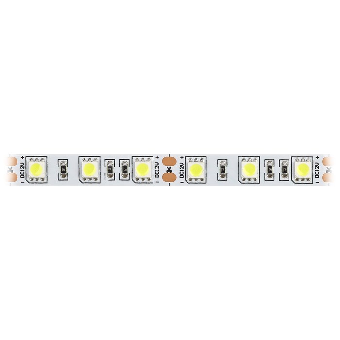 Светодиодная лента Эра, 5 м, IP20, SMD5050, 60 LED/м, 14,4 Вт/м, 12 В, свечение белое
Светодиодная лента Эра, 5 м, IP20, SMD5050, 60 LED/м, 14,4 Вт/м, 12 В, свечение белое