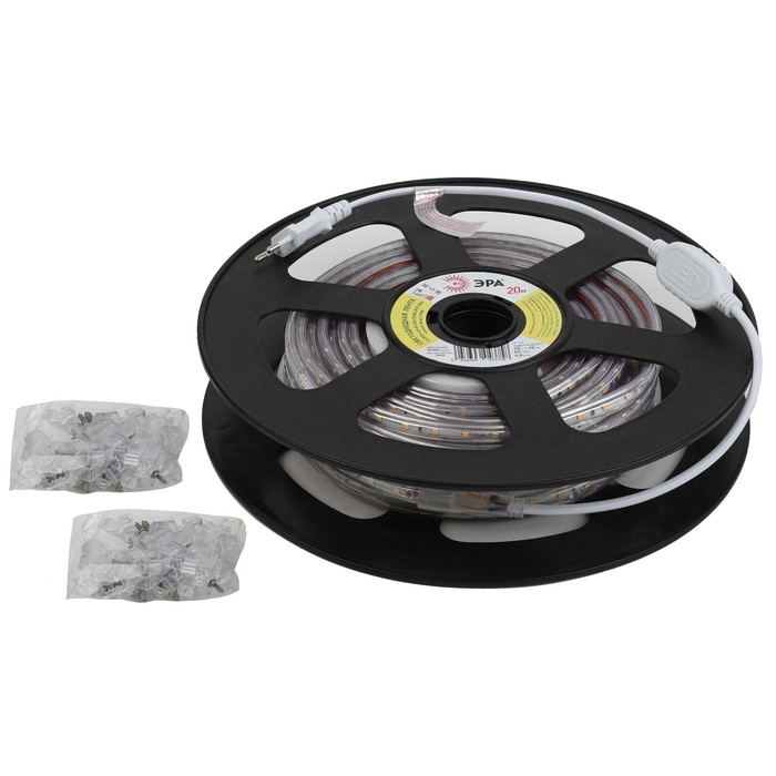 Светодиодная лента Эра, 20 м, IP67, SMD2835, 60 LED/м, 4,8 Вт/м, 220 В, свечение тёплое белое
Светодиодная лента Эра, 20 м, IP67, SMD2835, 60 LED/м, 4,8 Вт/м, 220 В, свечение тёплое белое