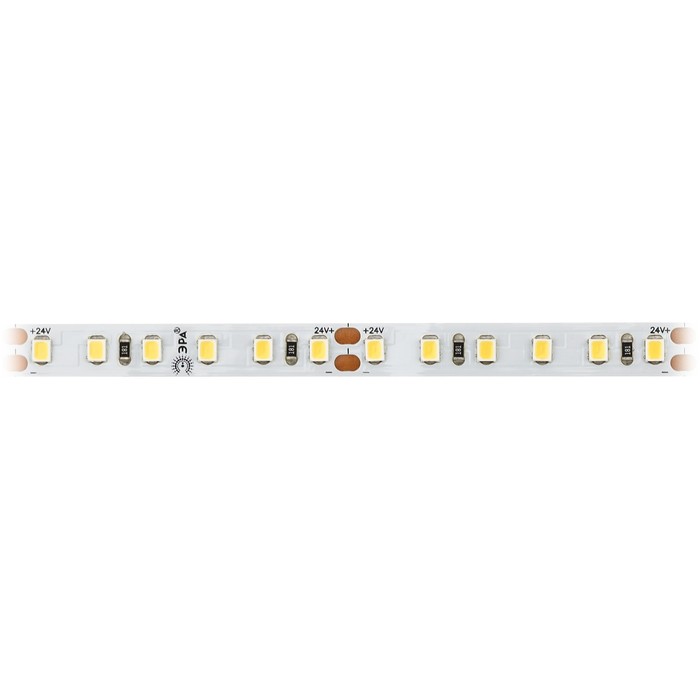 Светодиодная лента Эра, 5 м, IP33, SMD2835, 120 LED/м, 14,4 Вт/м, 24 В, свечение белое
Светодиодная лента Эра, 5 м, IP33, SMD2835, 120 LED/м, 14,4 Вт/м, 24 В, свечение белое