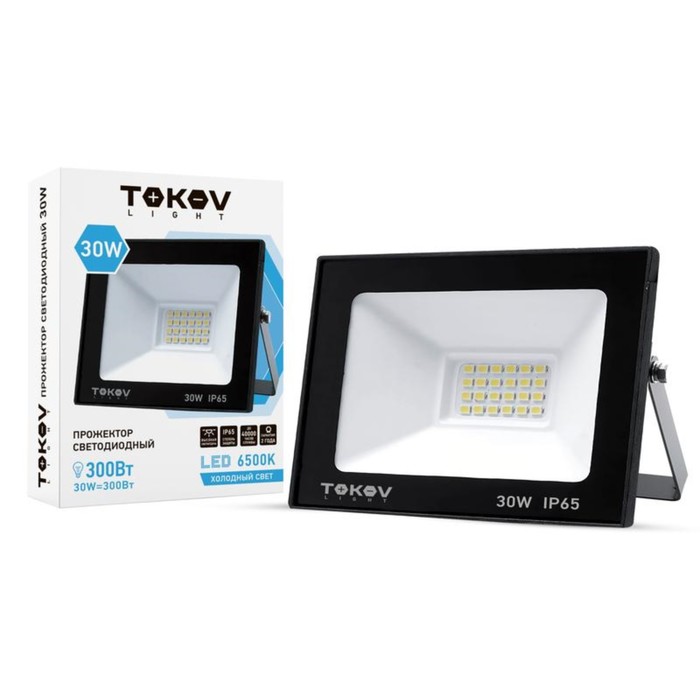 Прожектор светодиодный 30Вт 1700лм 6500К IP65 черн. (TKL) TOKOV ELECTRIC TKL-FL/LED-30-6
Прожектор светодиодный 30Вт 1700лм 6500К IP65 черн. (TKL) TOKOV ELECTRIC TKL-FL/LED-30-6