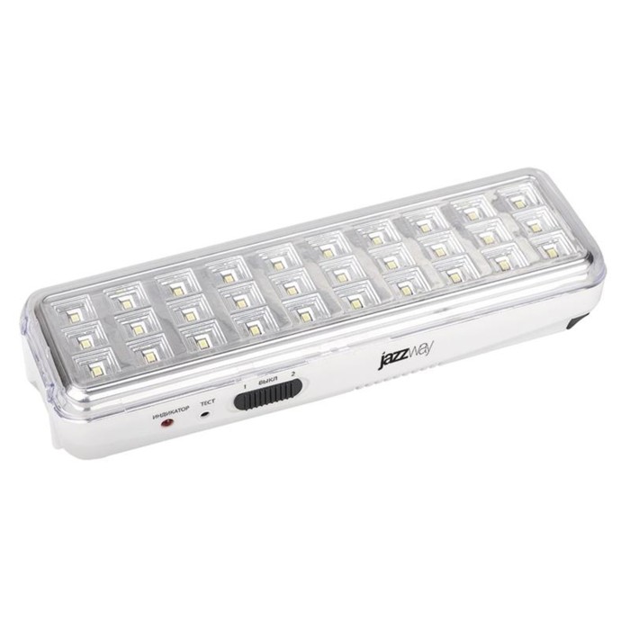 Фонарь-светильник аккумуляторный Accu9-L30-wh аварийный 30SMD яркий 300лм 2ч/эконом 90лм
Фонарь-светильник аккумуляторный Accu9-L30-wh аварийный 30SMD яркий 300лм 2ч/эконом 90лм
