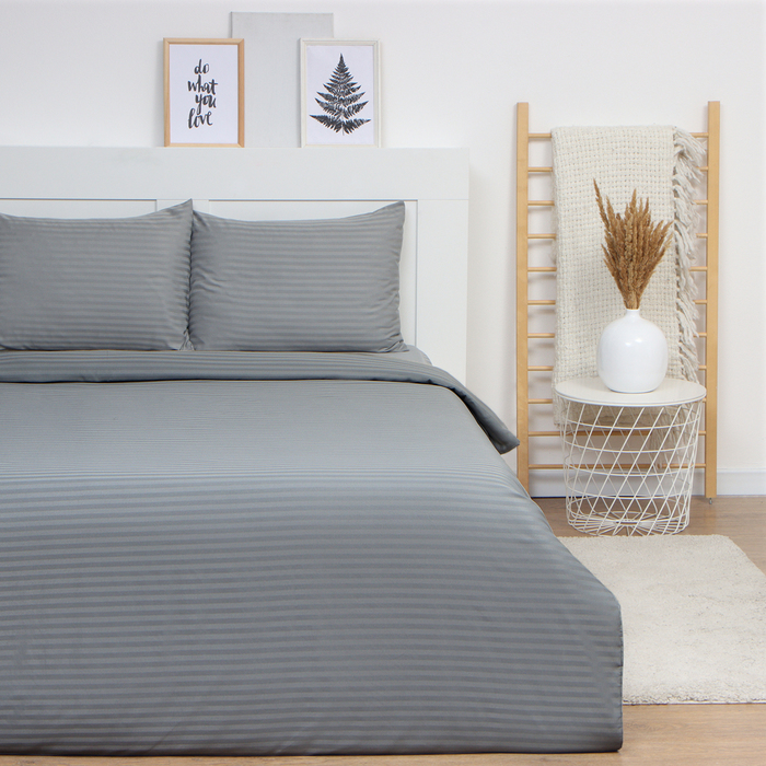 Комплект постельного белья LoveLife 1.5 сп Gray line 143*215 см, 150*230 см, 50*70 см -2 шт, страйп-сатин, 100%п/э
Комплект постельного белья LoveLife 1.5 сп Gray line 143*215 см, 150*230 см, 50*70 см -2 шт, страйп-сатин, 100%п/э