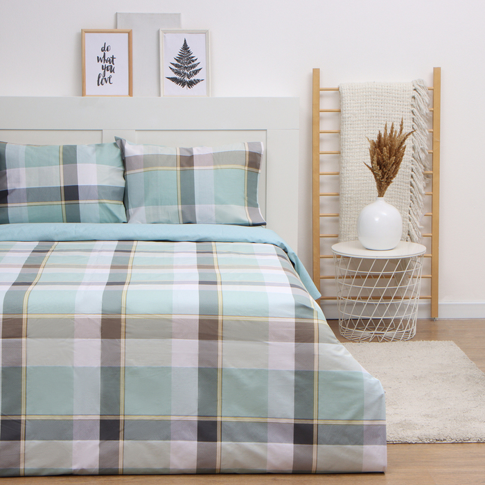 Постельное бельё LoveLife 1,5сп Square green, 143х215см, 150х225см, 50х70см-2шт, 100%хл, сатин, 125г/м
Постельное бельё LoveLife 1,5сп Square green, 143х215см, 150х225см, 50х70см-2шт, 100%хл, сатин, 125г/м