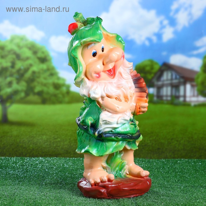 Садовая фигура "Гном с гармошкой" 20х25х46см
Садовая фигура "Гном с гармошкой" 20х25х46см