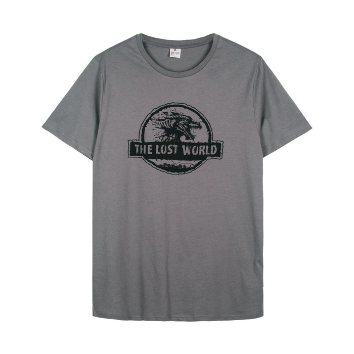 Футболка мужская, размер 52, цвет серый 
Футболка мужская, размер 52, цвет серый