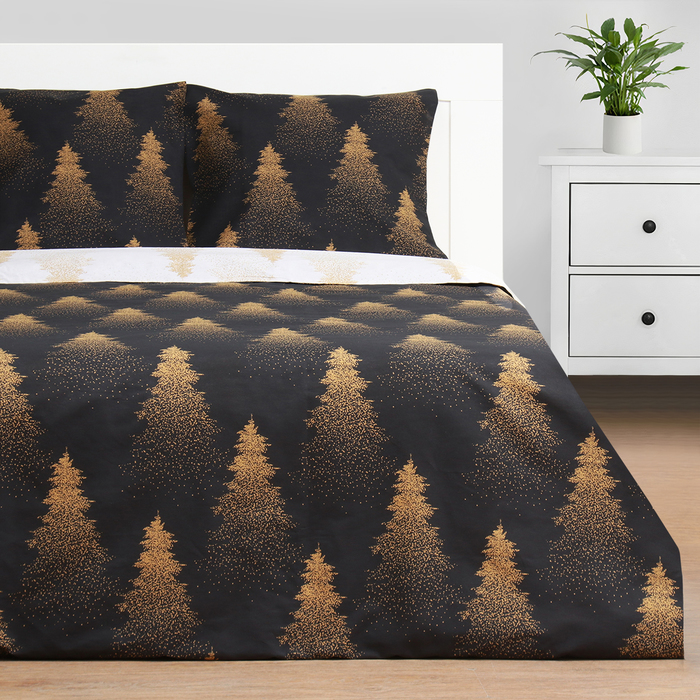 Постельное бельё "Этель" 1.5 сп Golden Christmas 143х215 см, 150х214 см, 70х70 см - 2 шт, бязь
Постельное бельё "Этель" 1.5 сп Golden Christmas 143х215 см, 150х214 см, 70х70 см - 2 шт, бязь
