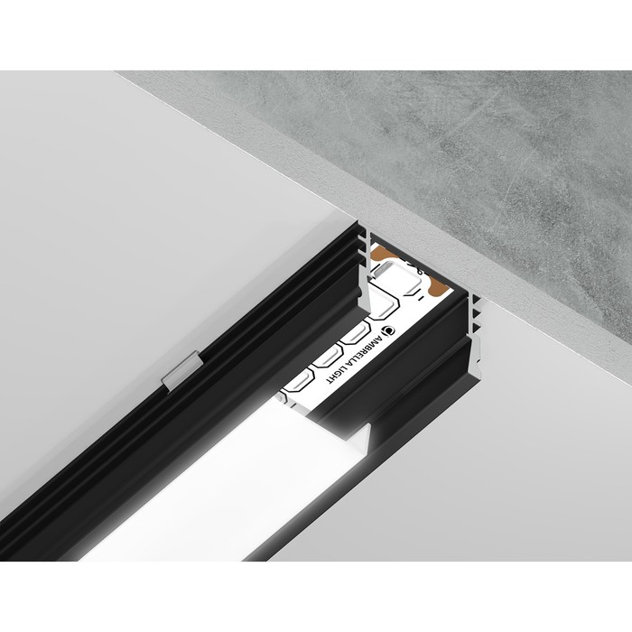 Профиль алюминиевый накладной Ambrella Illumination Alum Profile, GP1750BK, 2000х12х15.7 мм, цвет чёрный, матовый рассеиватель
Профиль алюминиевый накладной Ambrella Illumination Alum Profile, GP1750BK, 2000х12х15.7 мм, цвет чёрный, матовый рассеиватель