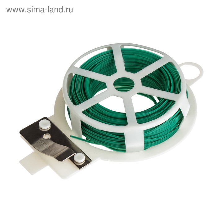 Проволока подвязочная, 30 м, зелёная
Проволока подвязочная, 30 м, зелёная