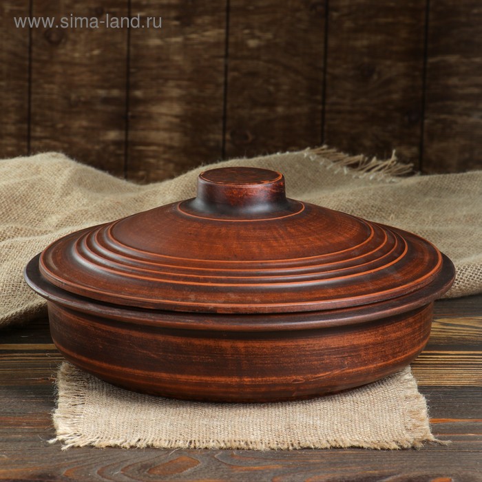 Сковородка, декор, красная глина, 1.8 л, 28 см
Сковородка, декор, красная глина, 1.8 л, 28 см