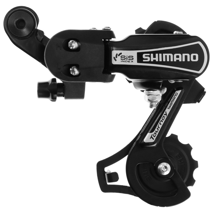 Переключательль задний Shimano Tourney TY21-B SS, 6 скоростей, крепление на болт, цвет чёрный
Переключательль задний Shimano Tourney TY21-B SS, 6 скоростей, крепление на болт, цвет чёрный