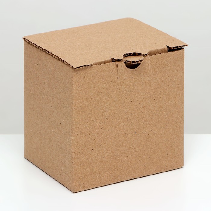 

Коробка под кружку, 10 х 8 х 10 см, бурая