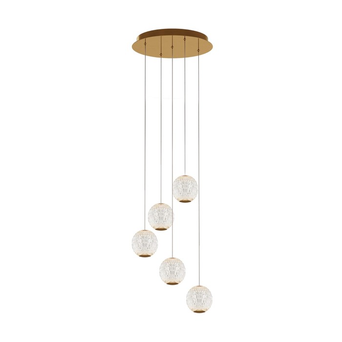 Светильник подвесной Maytoni MOD293PL-L30BS3K, LED, 5х30 Вт, 370х370х3160 мм, 3140 Лм, 3000К, латунь
Светильник подвесной Maytoni MOD293PL-L30BS3K, LED, 5х30 Вт, 370х370х3160 мм, 3140 Лм, 3000К, латунь