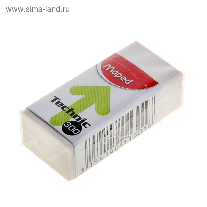 Ластик Maped Technic, каучук, картонный держатель 
Ластик Maped Technic, каучук, картонный держатель