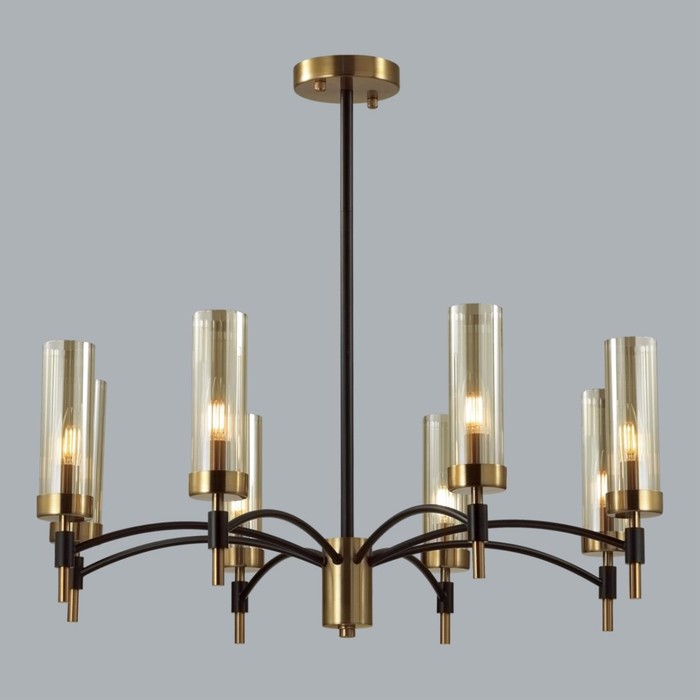 Люстра потолочная Lumion. Sharon, 8х40Вт, E14, 465-615х770х770 мм, цвет чёрный, латунь
Люстра потолочная Lumion. Sharon, 8х40Вт, E14, 465-615х770х770 мм, цвет чёрный, латунь