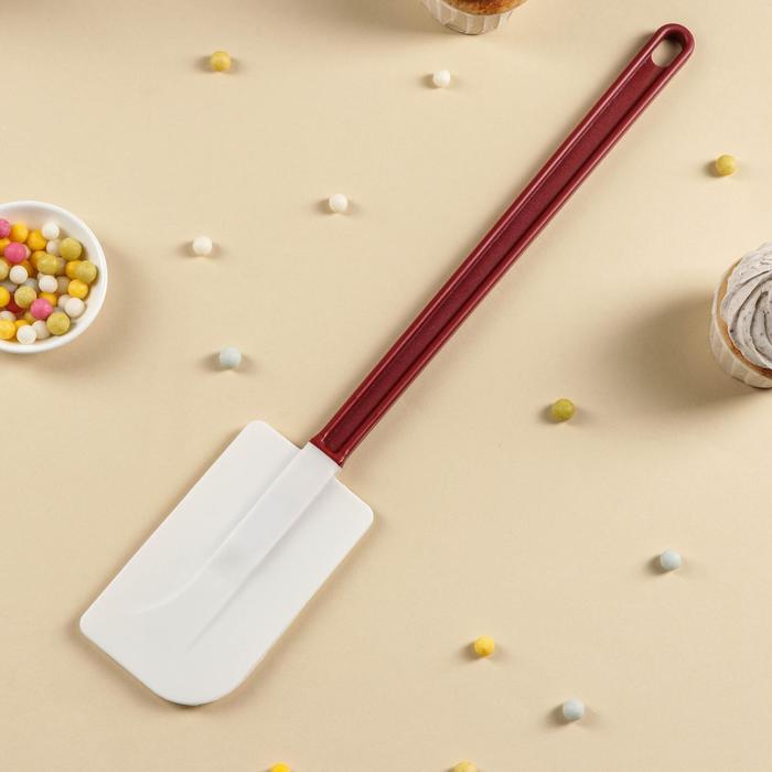 Лопатка силиконовая, 40×7×1 см, ручка красная
Лопатка силиконовая, 40×7×1 см, ручка красная