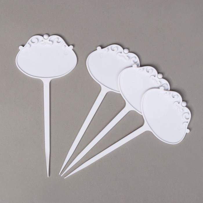 Ярлыки садовые для маркировки, фигурные, 15 см, набор 10 шт., пластик, белые, Greengo
Ярлыки садовые для маркировки, фигурные, 15 см, набор 10 шт., пластик, белые, Greengo