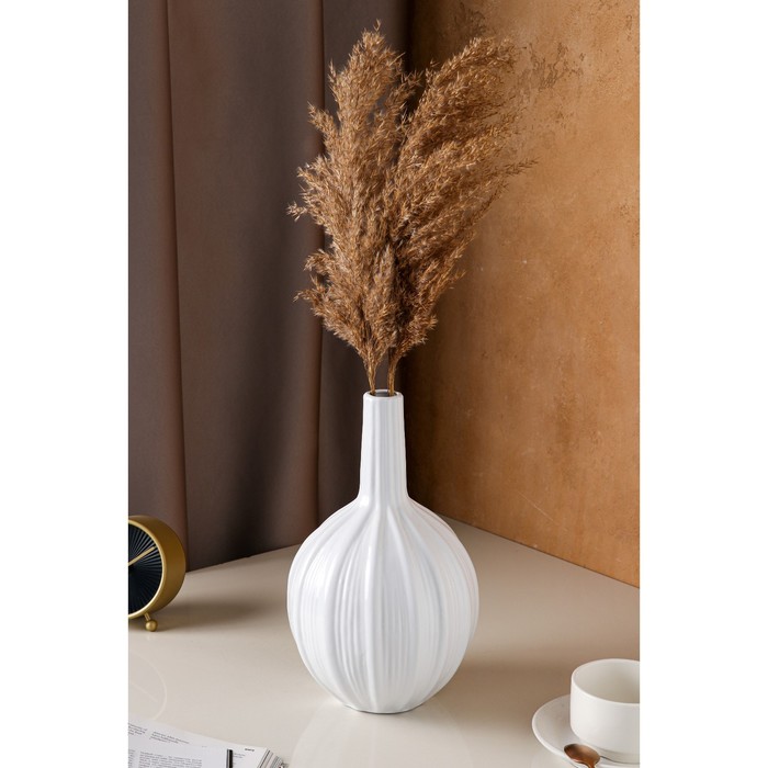 Ваза керамическая "Кипер", настольная, цвет белый, 30 см
Ваза керамическая "Кипер", настольная, цвет белый, 30 см