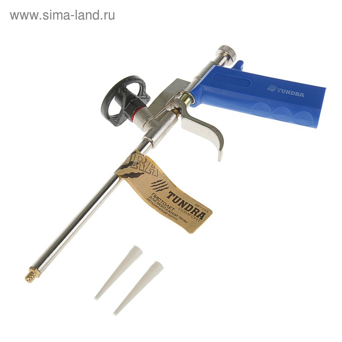 Пистолет для монтажной пены ТУНДРА, металлический корпус
Пистолет для монтажной пены ТУНДРА, металлический корпус