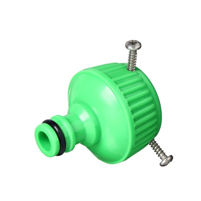 фото Штуцер, безрезьбовое крепление 3/4" (19 мм), быстросъёмное соединение, abs-пластик greengo