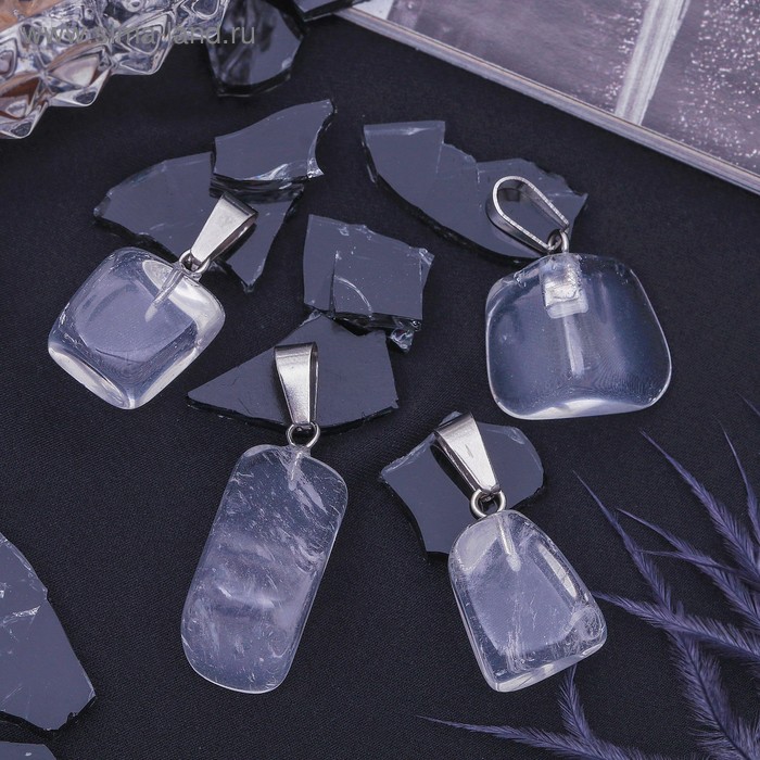 Подвеска галтовка "Горный хрусталь", форма МИКС
Подвеска галтовка "Горный хрусталь", форма МИКС