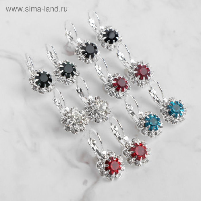 Серьги со стразами "Круг" вечеринка, цвет МИКС
Серьги со стразами "Круг" вечеринка, цвет МИКС